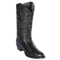 Botas de Avestruz Original Punta Redonda LAB-650305