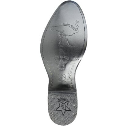 Botas de Avestruz Original Punta Redonda LAB-650309