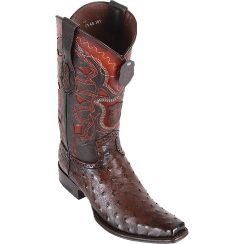 Bota Piel Avestruz Horma Europea LAB-7603 - Los Altos Boots