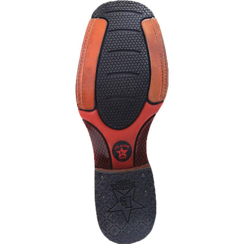 Botas de Piton Original Horma Ranchera Cuadrada Ancha Suela TPU