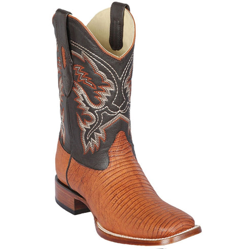 Botas Cuadrada de Armadillo Lizard Original - Los Altos Boots