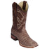 Botas Cuadrada de Cocodrilo Caiman Panza Sahara - Los Altos Boots