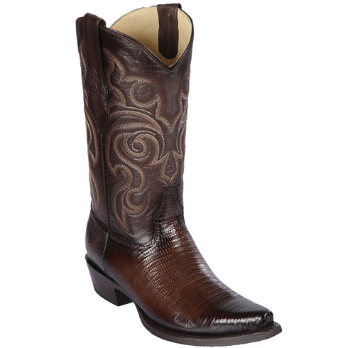 Botas de Armadillo Lizard Original con Horma Punta Recortada LAB-9407 - Los Altos Boots