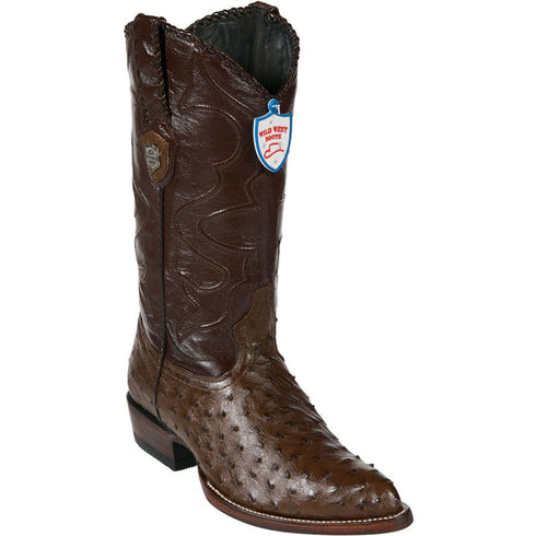 Botas de Avestruz Original Horma Puntal WW-29903 - Los Altos Boots
