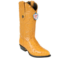 Botas de Avestruz Original Horma Puntal WW-29903 - Los Altos Boots
