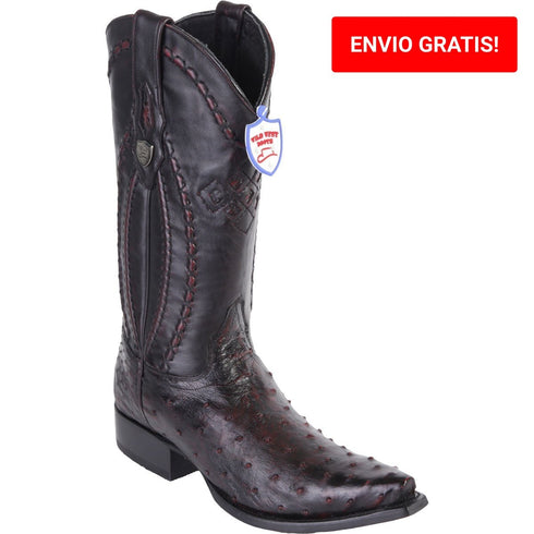 Botas de Avestruz Original Punta Recortada WW-2940318