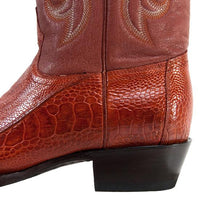 Botas de Avestruz Pata Punta Redonda LAB-650503