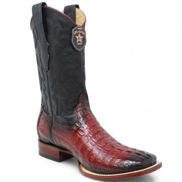 Botas de Cocodrilo Caiman Cola Horma Amplia LAB - 8220143 - Los Altos Boots