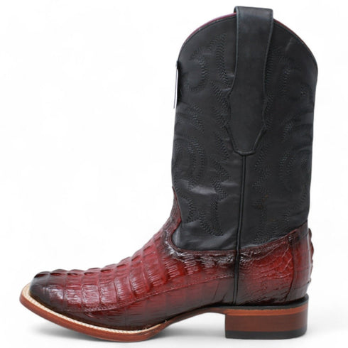 Botas de Cocodrilo Caiman Cola Horma Amplia