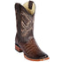 Botas de Cocodrilo Caiman Cola Horma Amplia - Los Altos Boots