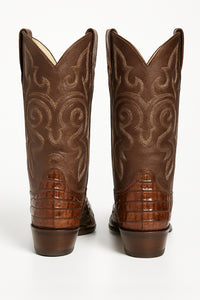 Botas de Cocodrilo Caiman Cola Horma Puntal -C