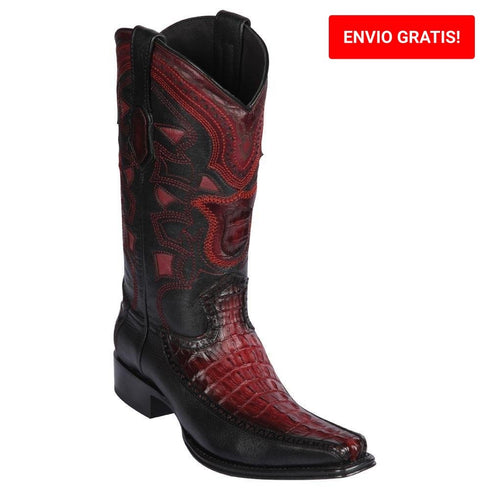 Botas de Cocodrilo Caiman con Venado Horma Europea LAB-76F0143