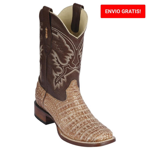 Botas de Cocodrilo Caiman Panza Horma Amplia LAB-8228232 - Los Altos Boots