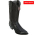 Botas de Cocodrilo Caiman Panza Horma Puntal Color Negro LAB-998205