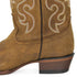 Botas de Cuero Crazy Punta Redonda para Dama Color Tan