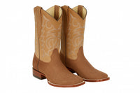 Botas de Cuero Gamuza Original Horma Cuadrada