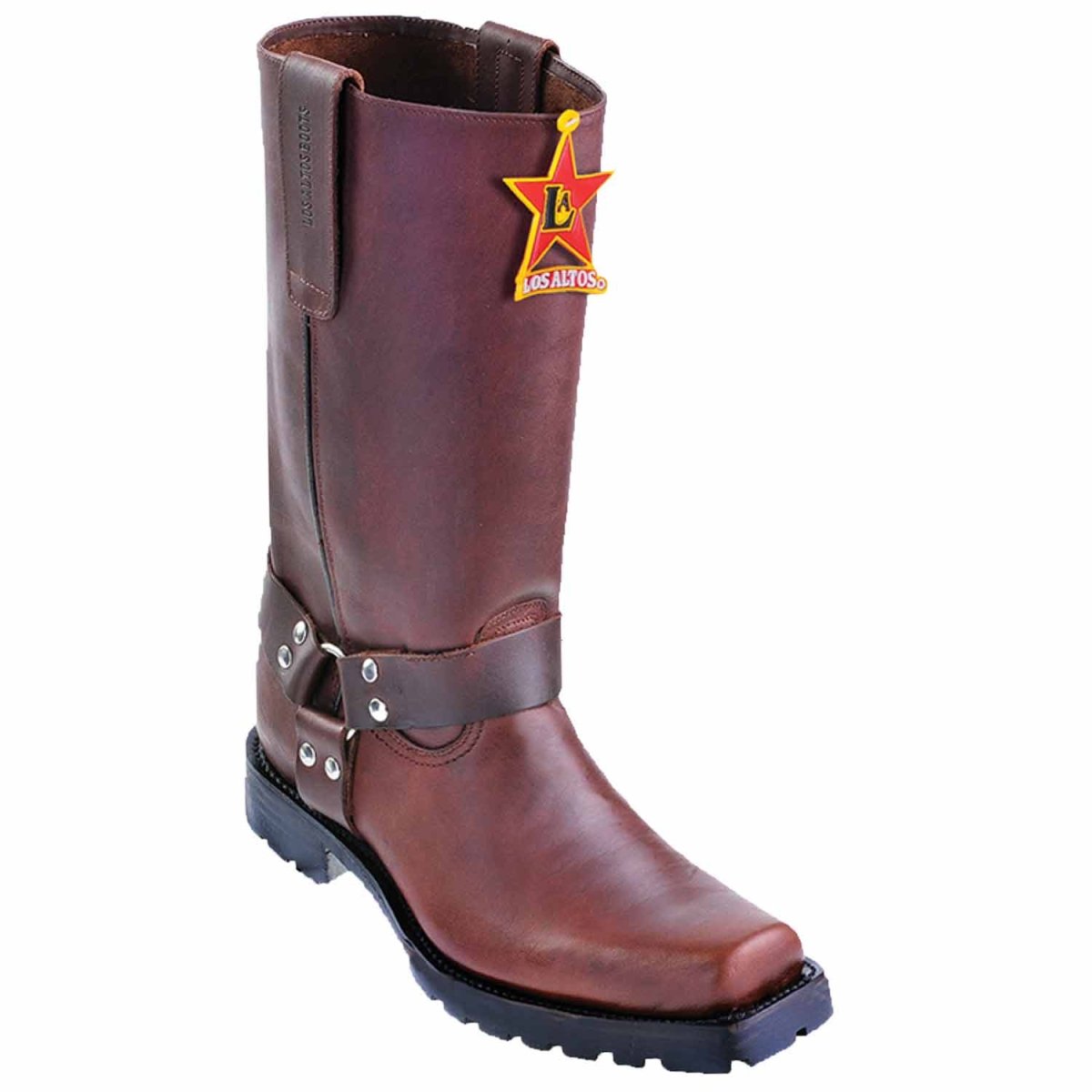 Botas de Cuero Horma Biker Acabado Grasso Color – OvercoatUSA