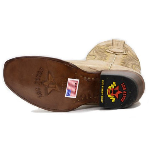 Botas de Cuero Vintage en Horma Dubai para Dama Color Miel LAB-39N3651
