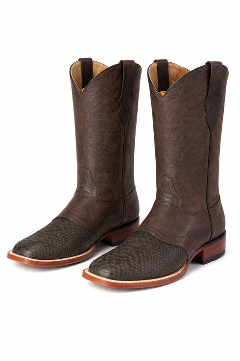 Botas de Piton Original Horma Ranchera Cuadrada Ancha LAB-821N5707