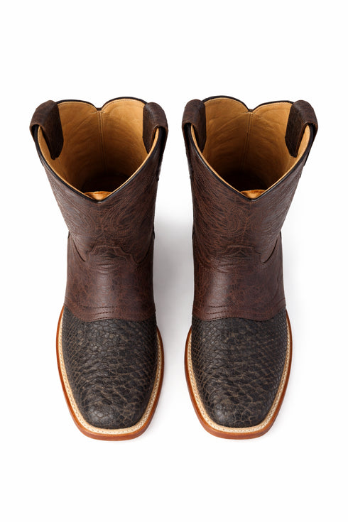 Botas de Piton Original Horma Ranchera Cuadrada Ancha LAB-821N5707