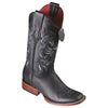 Botas Vaqueras de Cuero Grisly en Punta Amplia para Dama LAB-3222705N