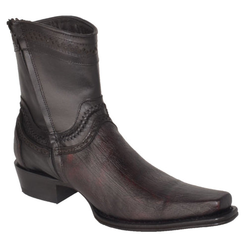 Botines de Panza de Avestruz Original Punta Europea LAB-76B9718