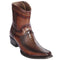 Botin Avestruz Pata con Venado Punta Europea LAB-76BF0516