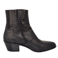 Botines Piel Avestruz Pata Horma Puntal LAB-630505