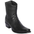 Botines de Cuero Original Punta Europea Color Negro LAB-76B2705