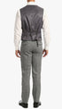 Bradford Grey Slim Fit 3 Piece Tweed Suit H-1