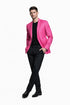 Brand New Solid Men'S Dress Fashion Cheap Priced Designer Fashion Dress Casual Blazer For Men On Sale Fuchsia ~ Hot Pink Men's Blazer