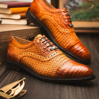 Marco_Di_Milano John Brandy: Luxury Leather Dress Shoes