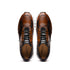 Zelli Bravo Hand Finished Calfskin Trainer Sneaker in Cognac