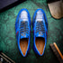 Marco Di Milano Brescia Electric Blue Leather Shoe