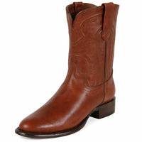 Men's Los Altos Original Leather Boots Roper Toe - Black 692105