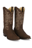 Brown Snakeskin Western Boots