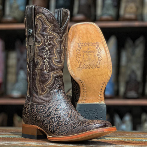 Mens Hand Tooled Boots