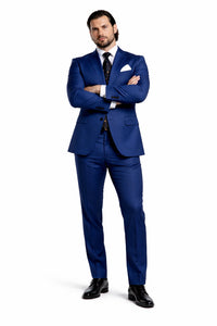 Bullet Train Tangerine Blue Suit