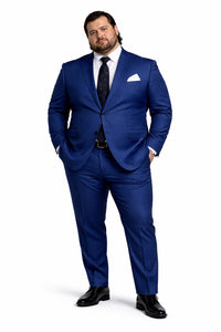 Bullet Train Tangerine Blue Suit