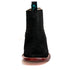 Los Altos Women's Boot Wide Square Toe Nobuck Black Leather Sole - Nobuck Black