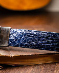 Marco Di Milano Massimo Belt - Navy Leather Loafer