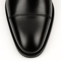 Mens Mezlan Republic Calfskin Cap Toe Blucher Dress Shoe in Tan