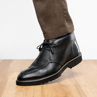 Zelli Campo High Deerskin Chukka Boot Black (48-595-BLK)