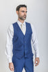 Caravelli Suit - Designer Caravelli Jacket and Pants in Color Solid Cobalt