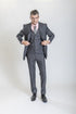 Caravelli Suit - Designer Caravelli Jacket and Pants in Color Solid Grey