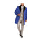 Men's Driving Coat - Men's Car coat - Blue Wool Coat