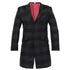 Men's Car coat - Men's Driving Coat - Grey Wool Coat