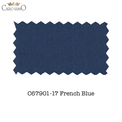 Carlo Lusso French Blue Two-button Suit
