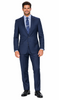 Carlo Lusso French Blue Two-button Suit
