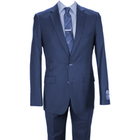 Carlo Lusso French Blue Two-button Suit